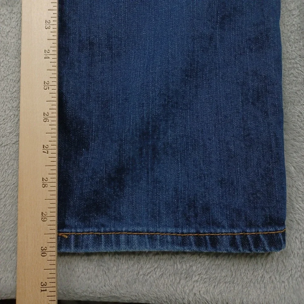 Levis 541 Jeans Mens 36x30 Blue Denim Distressed Athletic Tapered Preppy